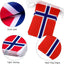 Banderas Noruega 30 pzas 33ft eventos patrióticos