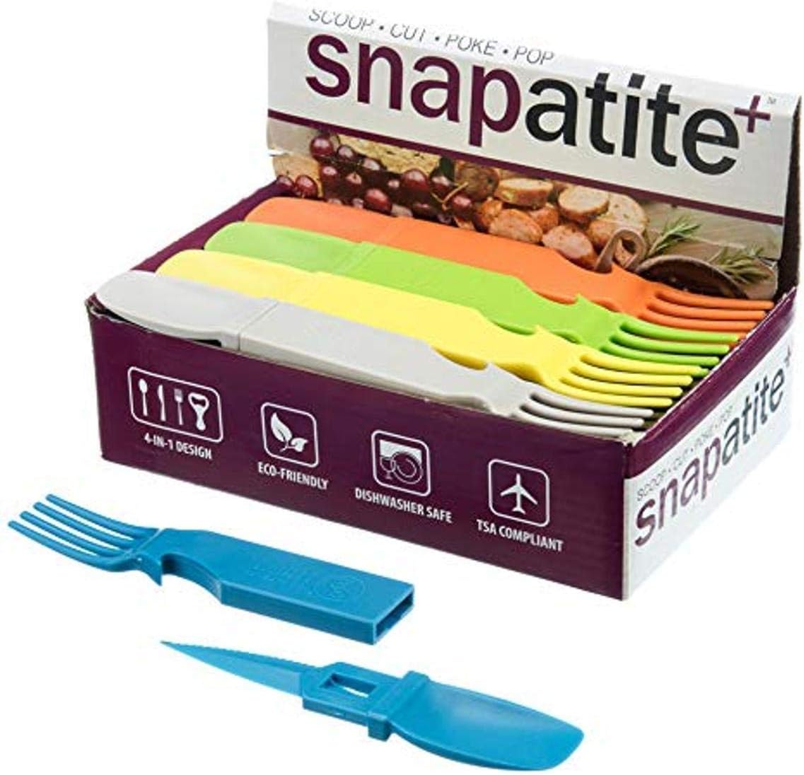 Set 4en1 utensilios 24pzas cuchara cuchillo tenedor