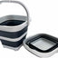Cubo limpieza rectangular 5L plegable camping playa hogar