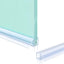 Tira sellado puerta ducha 36pulg PVC transparente 10mm