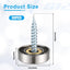 30 S Decorativas Acero Inox 0.63pulg para Letreros