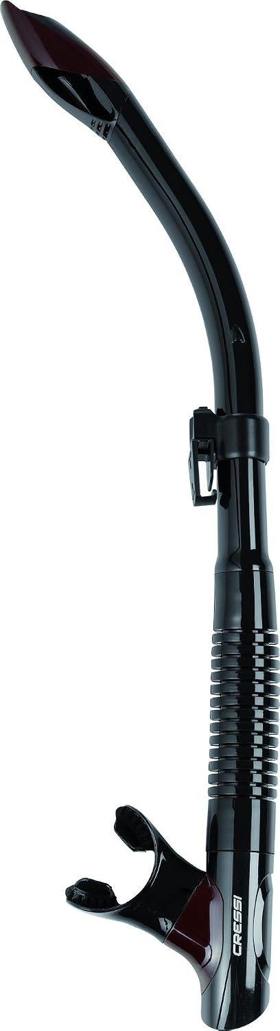 Snorkel semiseco para adultos buceo apnea válvula purga