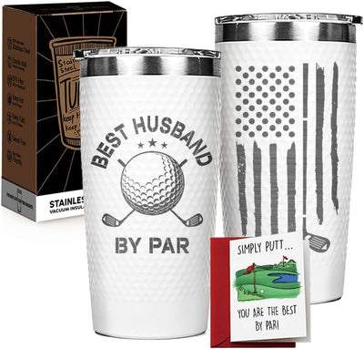 Vaso golf 20oz regalo cumpleaños aniversario marido