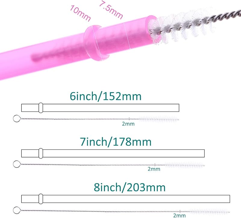 Pajitas plástico reutilizables 7pulg para mini tarro 12 colores