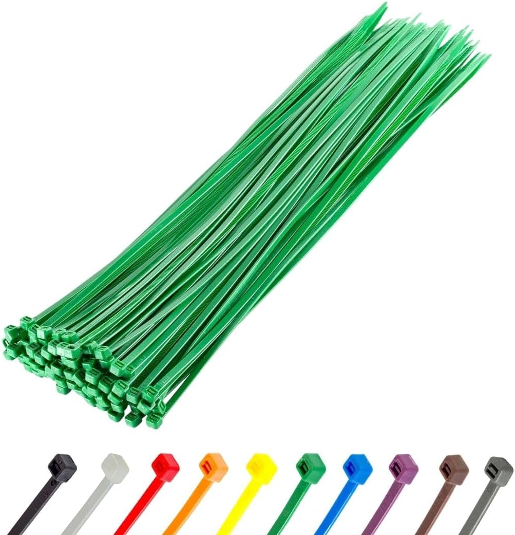 Bridas nailon resistentes 18pulg pack 100