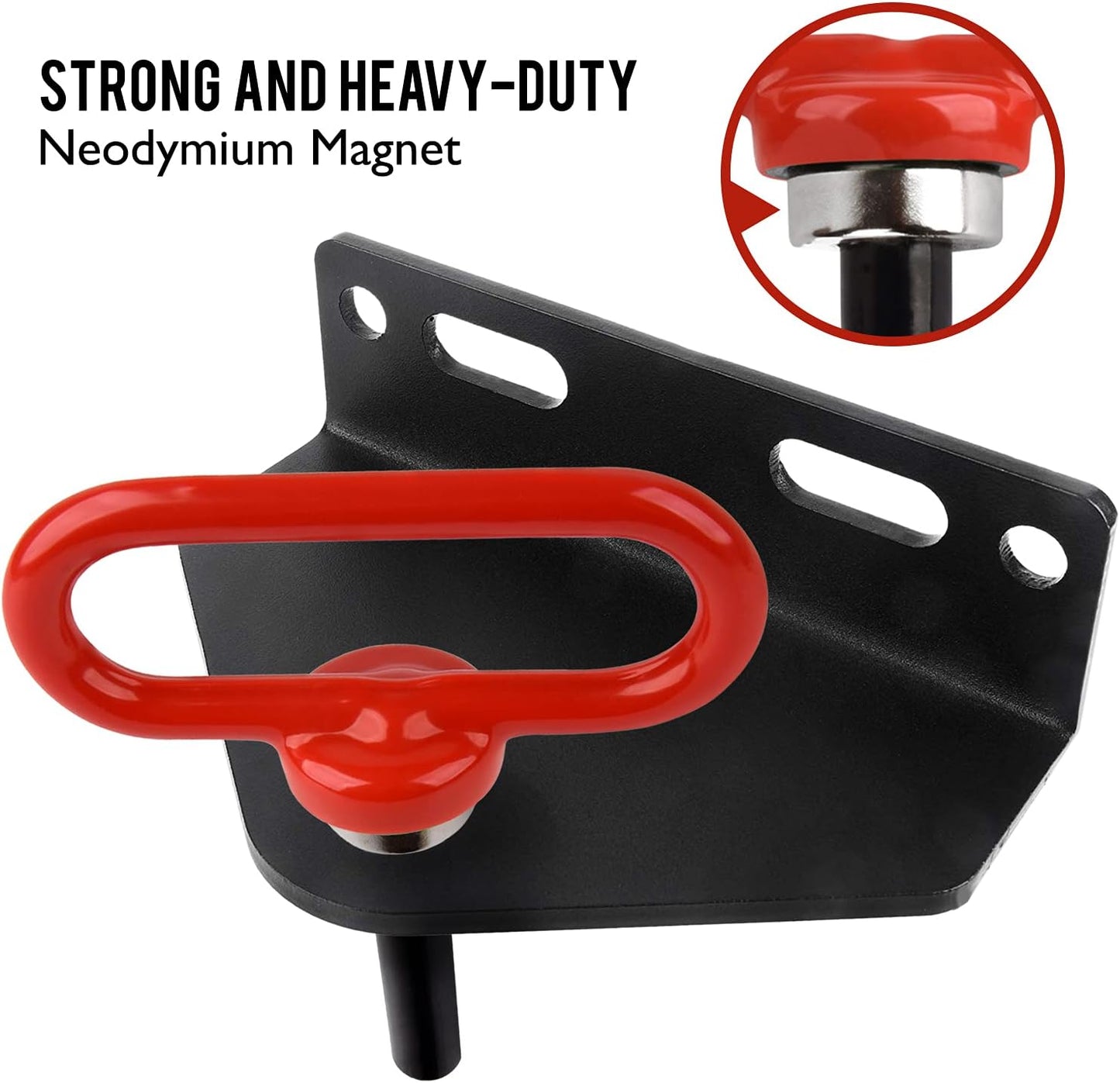 Pasador magnético remolque 0.157x0.984" rojo neodimio