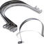 10 Abrazaderas Acero Inox M63 2.5pulg Correa 2 Agujeros Soporte U