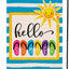 Bandera jardín 12x18pulg vertical doble cara