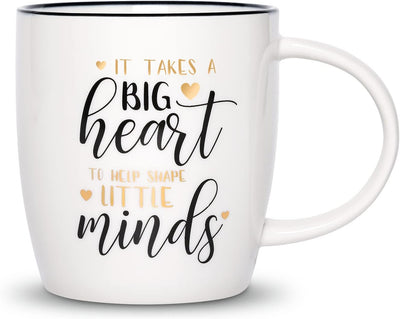 Taza de café novedosa para maestras regalo navidad san valentín