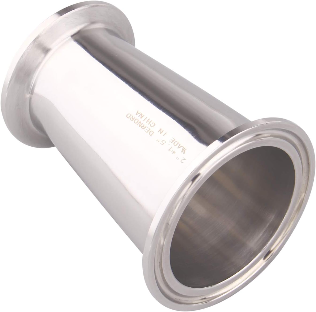 Reductor excéntrico 2x1.5 pulg acero inox