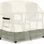 Set sillas altas Adirondack polietileno con bandeja