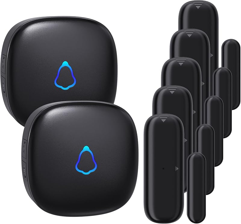 Timbre puerta alarma inalámbrica sensor 500pies