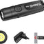 Linterna llavero USB C 650lúmenes recargable imán negro