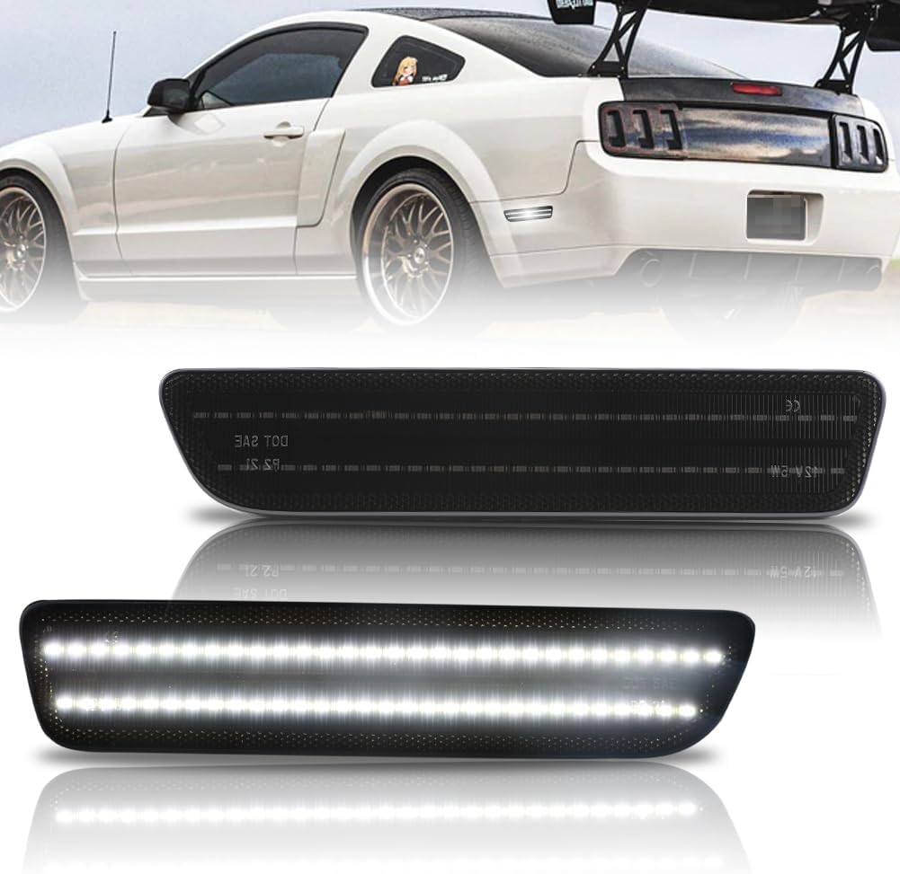 Luces LED marcador lateral parachoques Ford Mustang GT