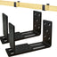 Soporte puerta seguridad acero carbono ajustable 2x4
