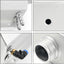 Tanque refrigerante universal aluminio 2L plateado