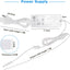 Transformador LED 12VCC 3A 110VCA salida 36W enchufe EE.UU.