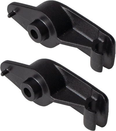 Clip visera solar comp Chevrolet Corvette C5 97-04 negro 2uds