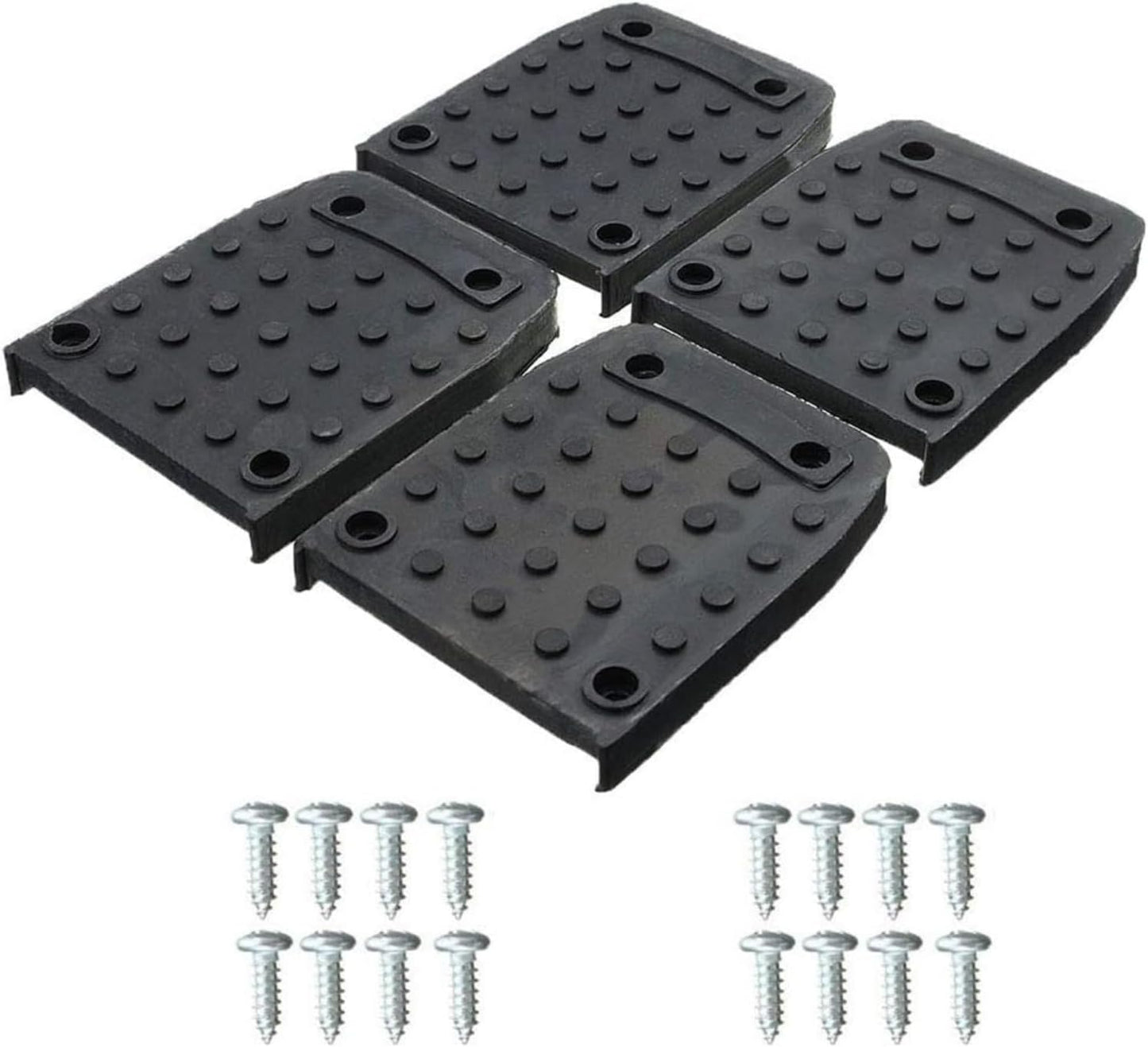 Set 4 suelas zancos goma antiderrap para yeso construcción