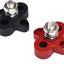 Poste aislado acero inox 5/16pulg con orificios nailon