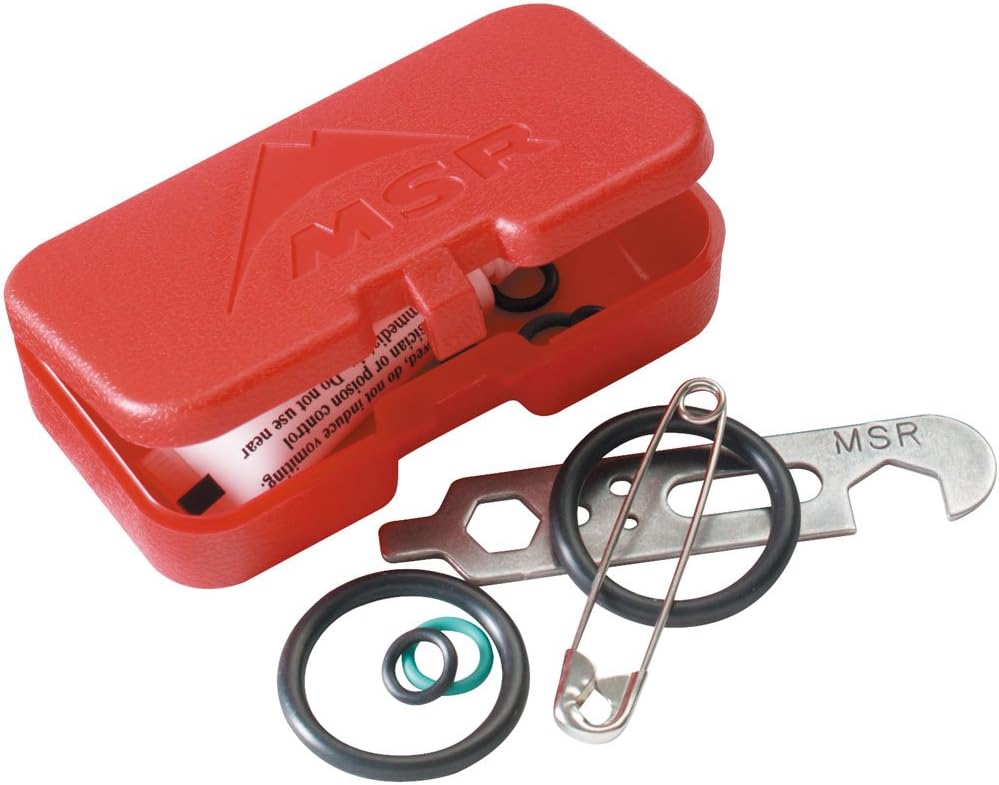 Kit mantenimiento estufa camping combustible líquido rojo