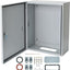 Caja eléctrica impermeable exterior 40,6x30,5x20,3cm gris