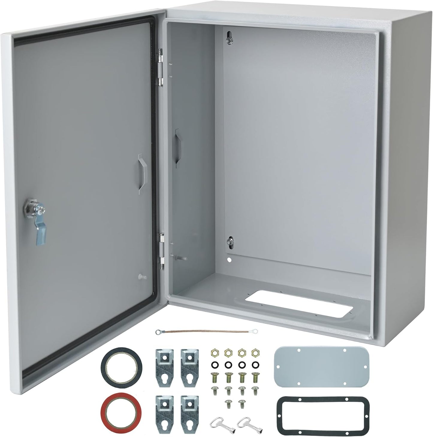 Caja eléctrica impermeable exterior 40,6x30,5x20,3cm gris