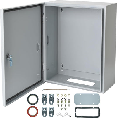 Caja eléctrica impermeable 20x16x8'' aire libre cerradura