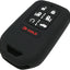 2 Pzas Funda silicona llave inteligente 7 botones Honda