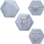 Caja anillos 3en1 para boda ranuras 1 2 3