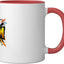 Taza Cerámica Diseño Gráfico Rojo/Blanco