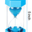 Reloj arena plástico 60 min gigante azul