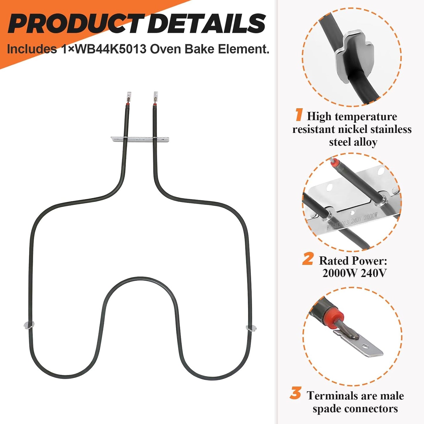 Elemento horno para G-E Hot-Point Ken-more