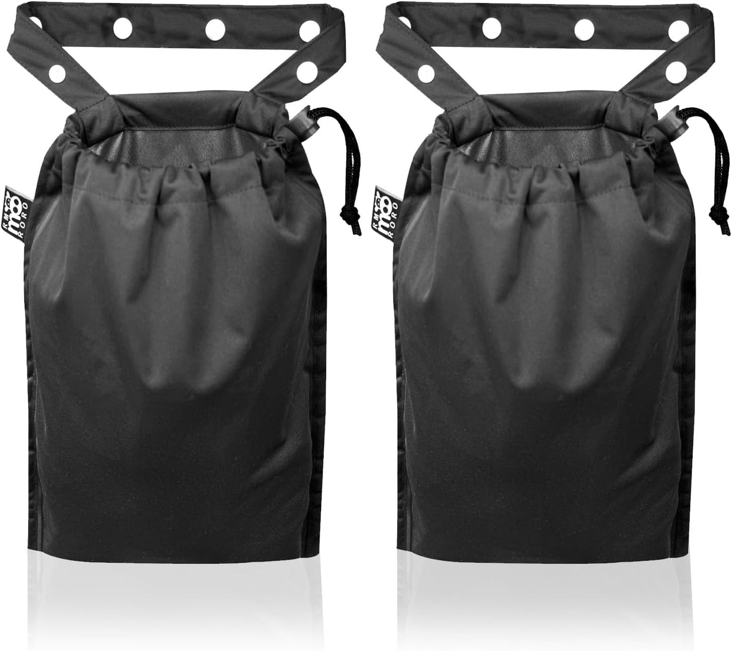 2 Pzas Bolsas Basura Impermeables para Auto con Cordón Negro