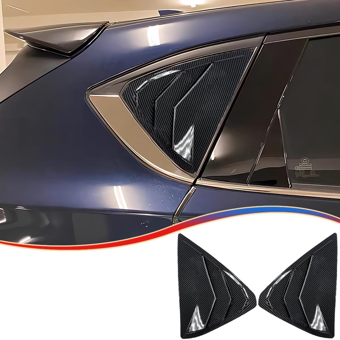 Rejillas Ventana Mazda CX-5 17-25 2 Pzas ABS Decorativas