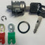 Cilindro llave puerta Ford 2 llaves ovaladas izq/derecha