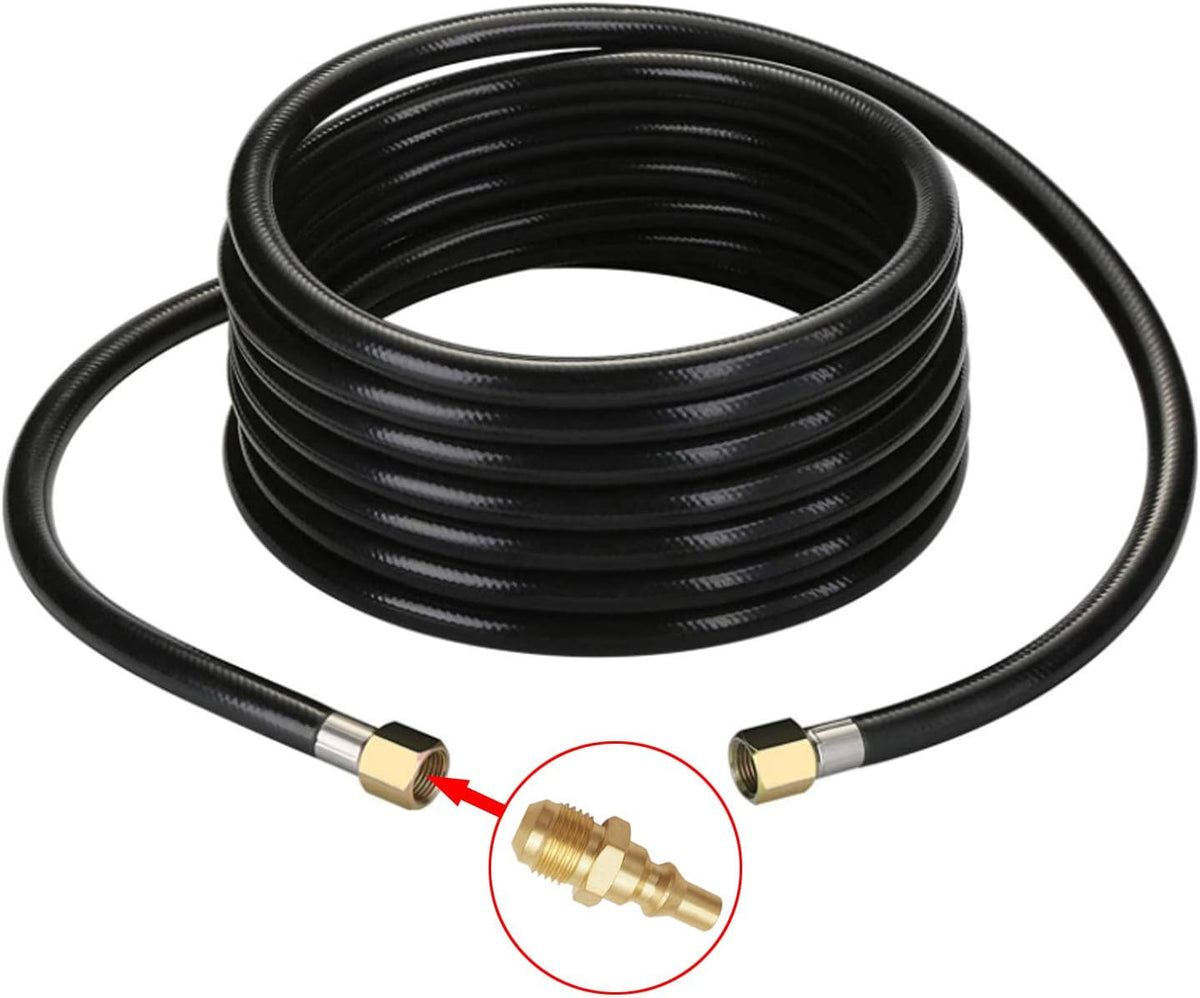 Enchufe 3/8 macho Flare X 1/4 para manguera propano RV