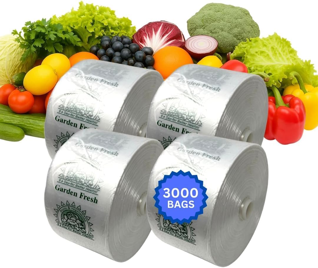 Rollo bolsas transparentes 15x20pulg 3000uds 8micrones