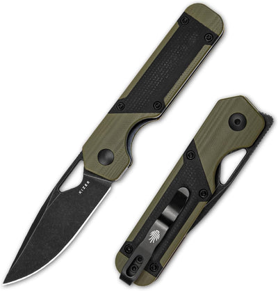 Cuchillo EDC plegable hoja Nitro V 2.82" G10 con clip