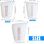 3 Pzas Tazas Medición Silicón 2 1 0.5 Taza Flexibles