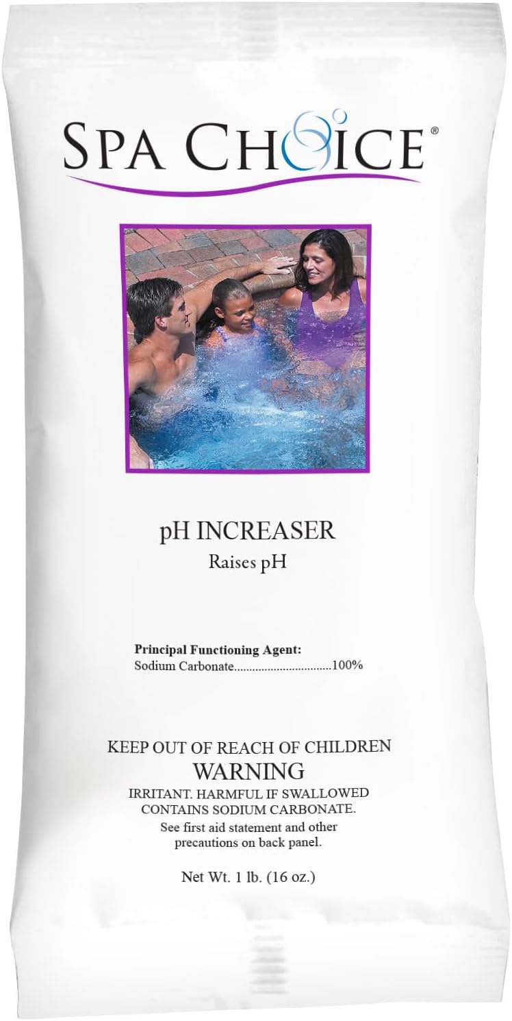 Aumento PH 100% carbonato sodio para jacuzzi 2lb