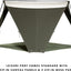 Toldo plegable sombra tela convertible para camping