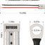 2 Pzas Conector Batería 50A 600V con Anillo O Cable 0.98pies