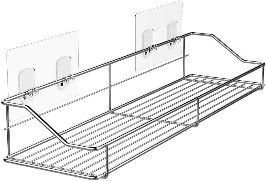 Estante baño cocina acero inox SUS304 15.75" color plateado