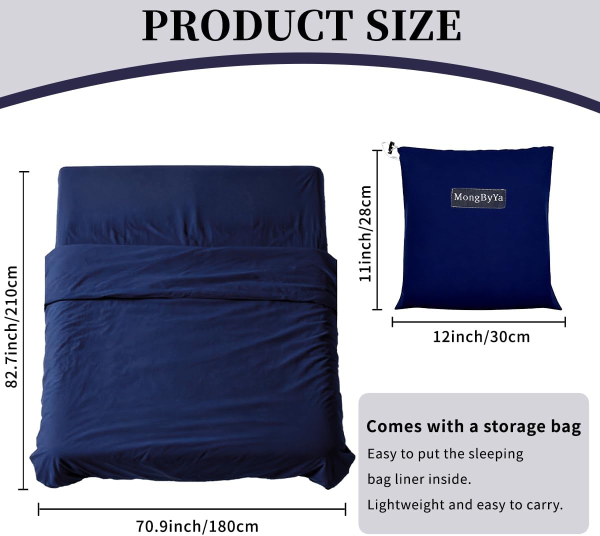 Saco dormir ligero compacto para camping mochileros