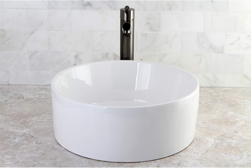 Grifo de baño porcelana vítrea blanco