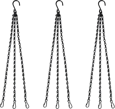 Cadenas colgantes 16pulg para macetas con clips 3en1 paquete 3