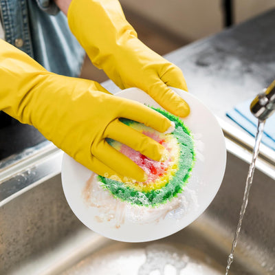 5 Pzas Esponjas Limpieza Hogar Reutilizables Hechas a Mano