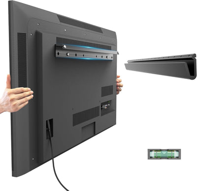 Soporte TV para yeso sin taladro 22-55pulg hasta 100lb