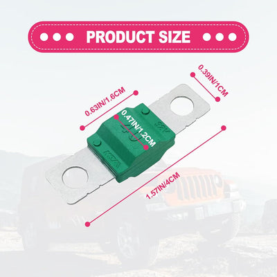 Kit fusibles 32V 30A-175A chapado cobre 18 Pzas